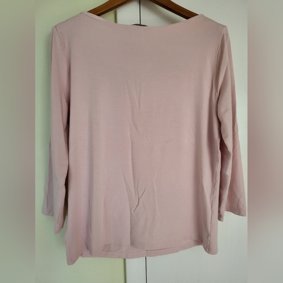 Ralph Lauren Pink Long Sleeve Top Sz XL - Picture 3 of 3